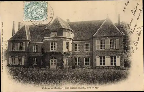 Ak Breteuil Eure, Chateau de Bordigny