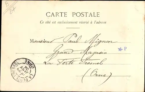 Ak Breteuil Eure, Chateau de Bordigny