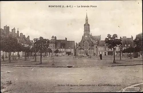 Ak Montoire Loir et Cher, Grande Place