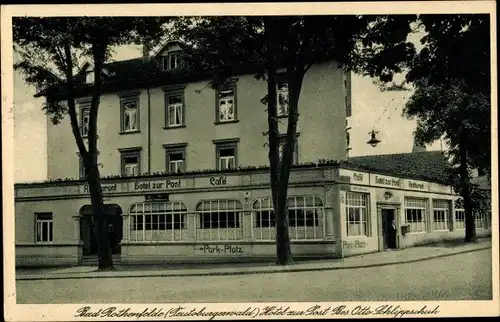 Ak Bad Rothenfelde am Teutoburger Wald, Hotel zur Post, Inh. Otto Schlippschuh