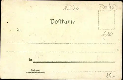 Litho Rendsburg in Schleswig Holstein, Postamt, Brücke, Schützenhof, Karlshütte