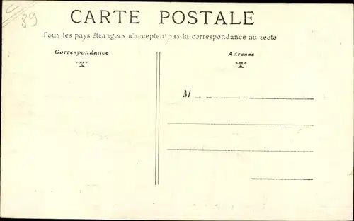 Ak Saint Agnan Yonne, Vue generale