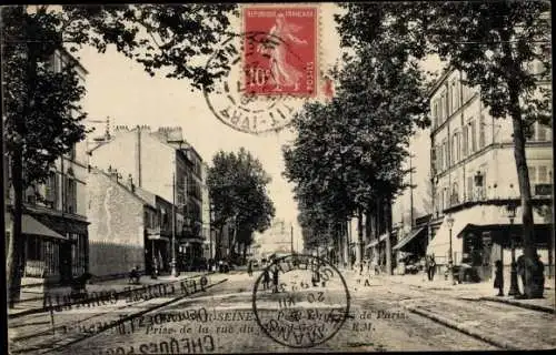 Ak Ivry sur Seine Val de Marne, Prise de la rue du Grand Gord, Straßenpartie