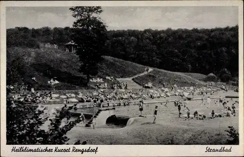 Ak Rengsdorf im Westerwald Rheinland Pfalz, Strandbad