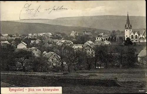 Ak Rengsdorf im Westerwald Rheinland Pfalz, Blick vom Römergraben