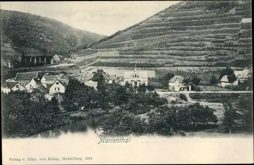Ak Marienthal Bad Neuenahr-Ahrweiler Rheinland Pfalz, Panorama, Weinberg