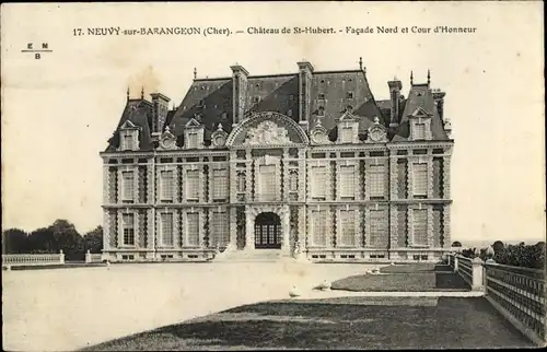 Ak Neuvy sur Barangeon Cher, Chateau de St. Hubert