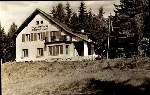 Ak Bad Brambach im Vogtland, Jugendherberge Helmut Just