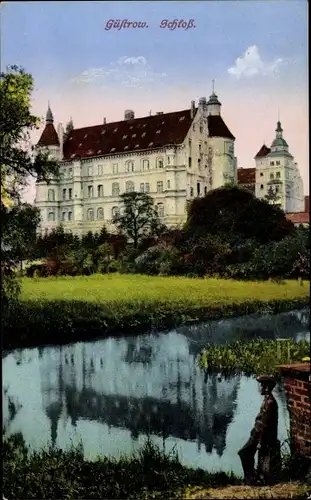 Ak Güstrow im Kreis Rostock, Schloss