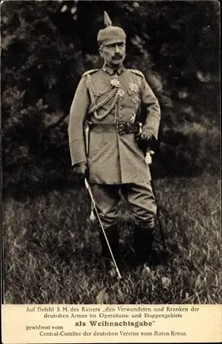 Ak Kaiser Wilhelm II. von Preußen, Uniform, Portrait