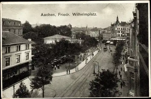 Ak Aachen in Nordrhein Westfalen, Ortsansicht Friedrich Wilhelmplatz
