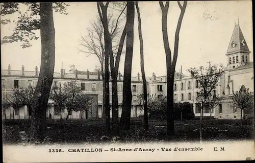 Ak Châtillon Hauts de Seine, Sainte Anne d'Auray, vue d'ensemble