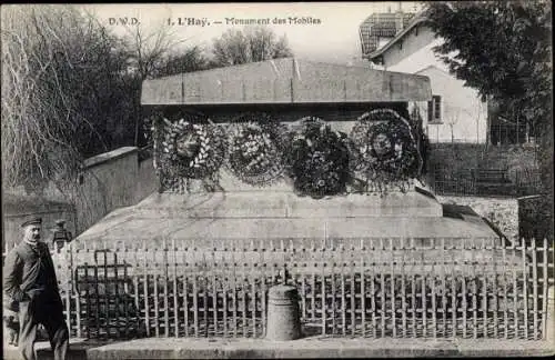 Ak L’Haÿ-les-Roses Val de Marne, Monument des Mobiles