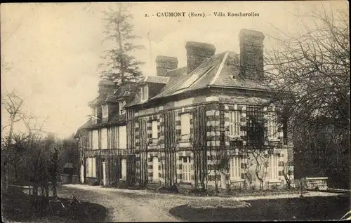 Ak Caumont Eure, Villa Roncherolles