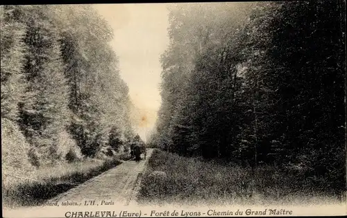 Ak Charleval Eure, Foret de Lyons, Chemin du Grand Maitre