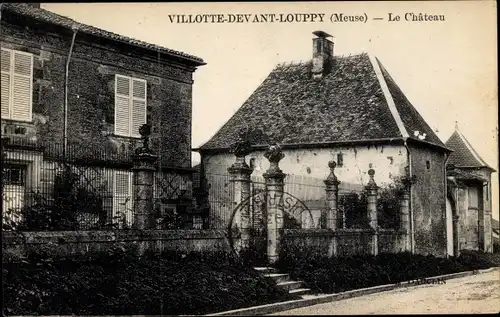 Ak Villotte Devant Louppy Meuse, Le Chateau