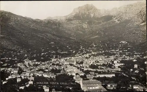 Foto Ak Soller Mallorca Balearische Inseln, Vista General