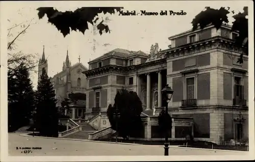 Ak Madrid Spanien, Museo del Prado