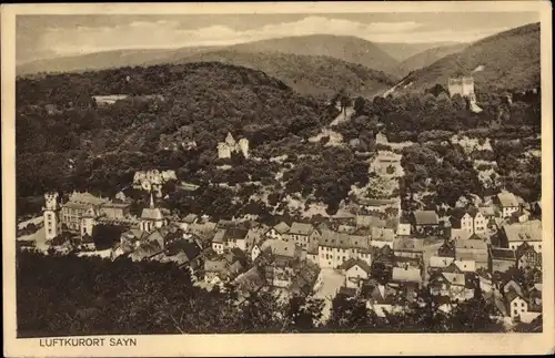 Ak Sayn Bendorf Rheinland Pfalz, Panorama