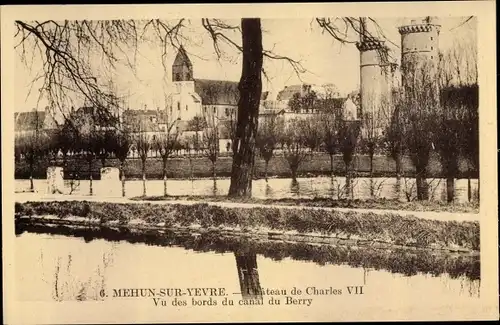 Ak Mehun sur Yevre Cher, Chateau de Charles VII, canal du Berry