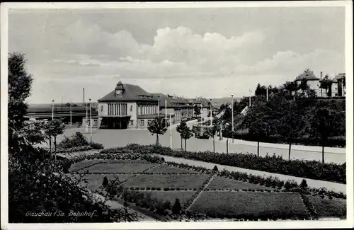 Ak Glauchau an der Zwickauer Mulde in Sachsen, Bahnhof