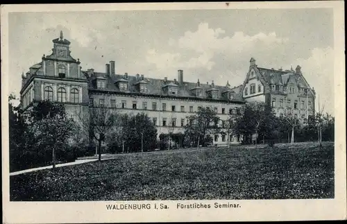 Ak Waldenburg in Sachsen, Fürstl. Seminar