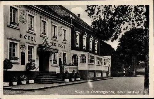 Ak Wiehl im Oberbergischen Kreis, Hotel zur Post