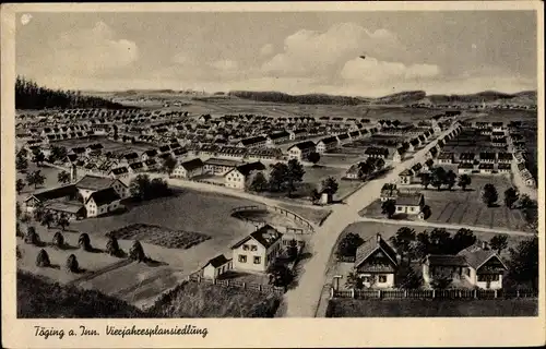 Ak Töging am Inn Oberbayern, Vierjahresplansiedlung