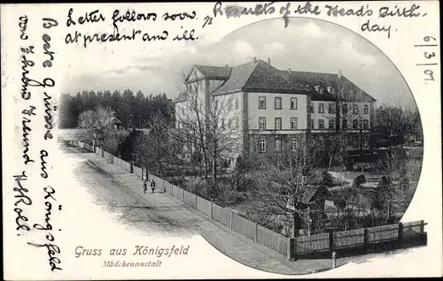 Ak Königsfeld Sachsen, Mädchenanstalt