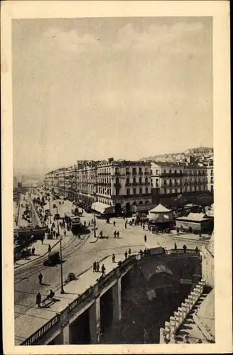 Ak Alger Algerien, Le Boulevard de la République, Fêtes de son Centenaire 1930