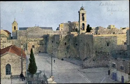 Ak Bethlehem Palästina, Kirche, Eglise de la Nativite