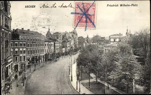 Ak Aachen in Nordrhein Westfalen, Ortsansicht, Friedrich Wilhelm Platz