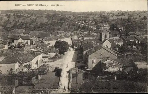 Ak Rupt aux Nonains Meuse, Panorama, Vue generale