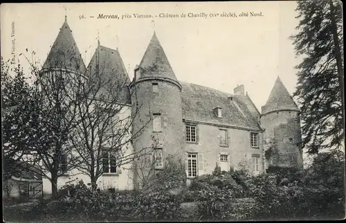 Ak Mereau Cher, Chateau de Chevilly