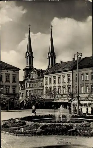 Ak Oelsnitz Vogtland, Ernst Thälmann Platz