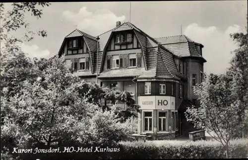 Ak Jonsdorf in Sachsen, HO Hotel Kurhaus