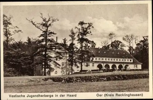 Ak Oer Erkenschwick im Ruhrgebiet, Vestische Jugendherberge in der Haard