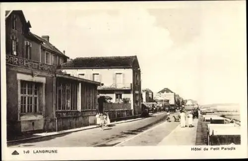 Ak Langrune Calvados, Hotel du Petit Paradis