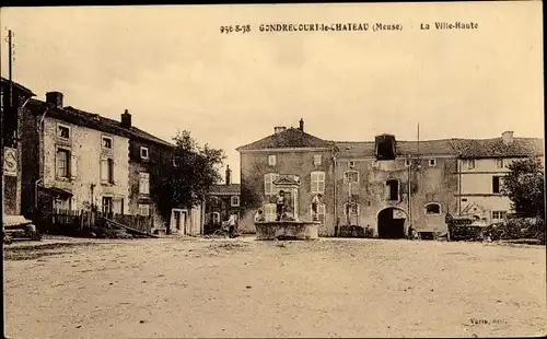 Ak Gondrecourt le Chateau Meuse, La Ville Haute