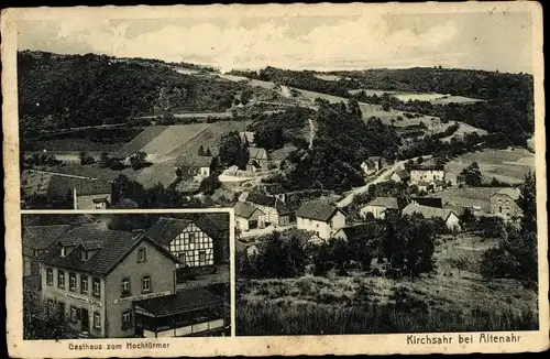 Ak Kirchsahr Rheinland Pfalz, Gasthaus zum Hochtürmer, Gesamtansicht