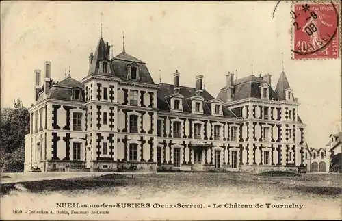 Ak Neuil sous les Aubiers Deux Sèvres, Le Chateau de Tournelay