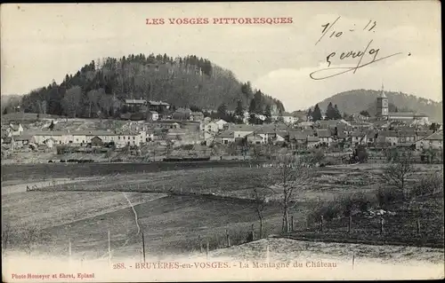 Ak Bruyères Vosges, La Montagne du Chateau