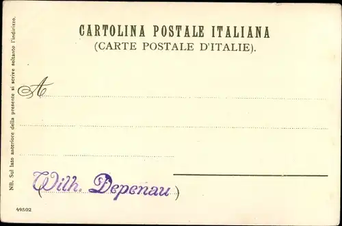 Künstler Ak Wielandt, Manuel, Porlezza Lombardia Lombardei, Straßenpartie