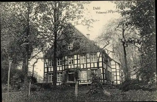 Ak Dahl Hagen in Westfalen, Volmetal, Fachwerkhaus