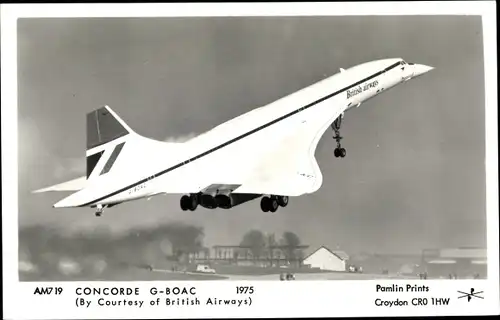 Ak Concorde G-BOAC 1975, British Airways