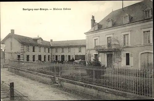 Ak Savigny sur Braye Loir et Cher, Maison Odeau