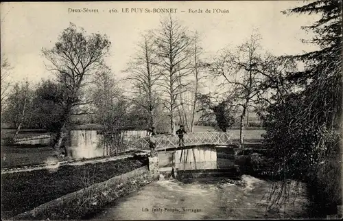 Ak Le Puy Saint Bonnet Deux Sèvres, Bords de l'Ouin