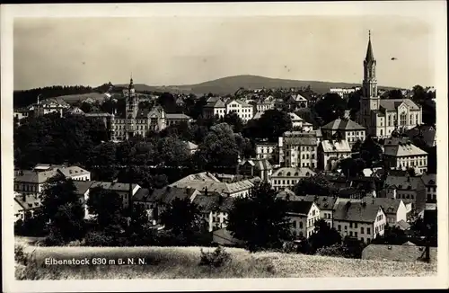 Ak Eibenstock im Erzgebirge Sachsen, Panorama