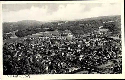 Ak Werdohl in Westfalen, Panorama