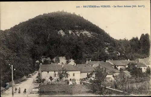 Ak Bruyères Vosges, Le Mont Avison